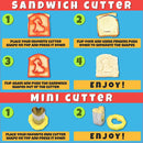 Colorful 29-Piece Ultimate Sandwich Cutter Set for Kids | Easy to Use Bento Lunch Box Accessories | Transform Vegetables, Cookie and Fruits Into Fun Bites | For Toddlers Boys & Girls