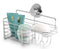 BINO SMARTSUCTION Rust Proof Stainless Steel Shower Caddy, Combo Basket