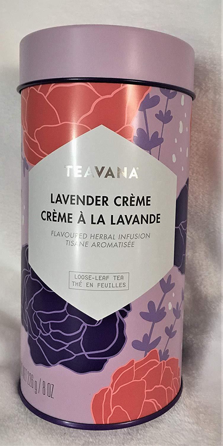 Teavana Lavender Creme Tin and Tea 8 oz