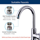 Waterdrop 320-Gallon Long-Lasting Water Faucet Filtration System, Faucet Water Filter, Tap Water Filter, Removes Lead, Flouride & Chlorine - Fits Standard Faucets (1 Filter Included)