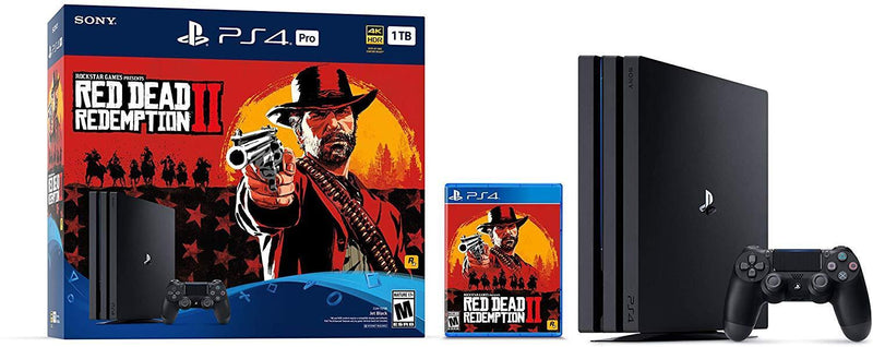 PlayStation 4 Pro 1TB Console -  Red Dead Redemption 2 Bundle [Discontinued]