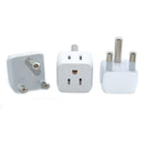 Ceptics CT-9C USA to Most of Europe Travel Adapter Plug - Type C (3 Pack) - Dual Inputs - Ultra Compact (Does Not Convert Voltage)