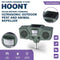 Hoont Solar Powered Motion Activated Ultrasonic with Flashing Strobe Outdoor Animal and Pest Repeller