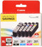 PGI-280XL/CLI-281 5 Color Pack "Canon PGI-280XL/CLI-281 5 Color Pack  Compatible to TR8520, TR7520, TS9120 Series,TS8120 Series, TS6120 Series"