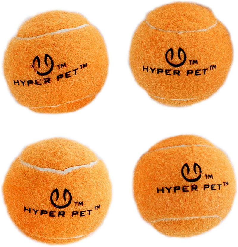 Hyper Pet Tennis Balls for Dogs, Pet Safe Dog Toys for Exercise and Training, Pack of 4, Green