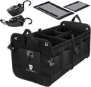 Trunkcratepro Collapsible Portable Multi Compartments Trunk Organizer, Black
