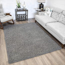 Ottomanson Collection shag area rug, 6'7" x 9'3", Gray - SHG2763-7X10