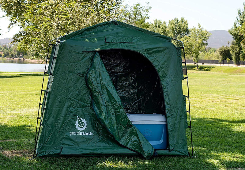 The YardStash IV: Heavy Duty, Space Saving Outdoor Storage Shed Tent