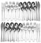 Darware 40-Piece Flatware Set, Service for 8 w/Stainless Steel Tablespoons, Teaspoons, Forks, Salad Forks & Knives