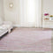 PAGISOFE Rag Rug Collection RAR125E Hand Woven Light Pink and Multi Cotton Area Rug (5' x 7')