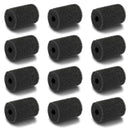 Gibot 12 Pack Professional Sweep Hose Scrubber Tail Replacement Scrubbers Fits Polaris 180, 280, 360, 380, 480,3900 Sport Vac-Sweep Pool Cleaner Sweep Hose Scrubber 9-100-3105, Black