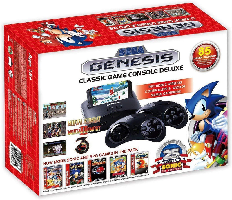Sega Genesis Classic Game Console Deluxe (2016) 85 Games.