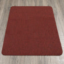 Ottomanson LIFE SAVER Door Mat, 2'X3', Red