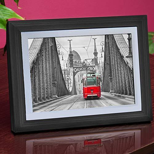 Amazing Roo 8.5 x 11 Document Frames with Mat Made for 11x14 Inch Picture Frame Without Mat Wall and Tabletop Display 2 Pack, Black