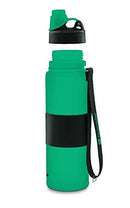 Nomader Collapsible Water Bottle - Leak Proof Twist Cap - BPA Free, 22 oz