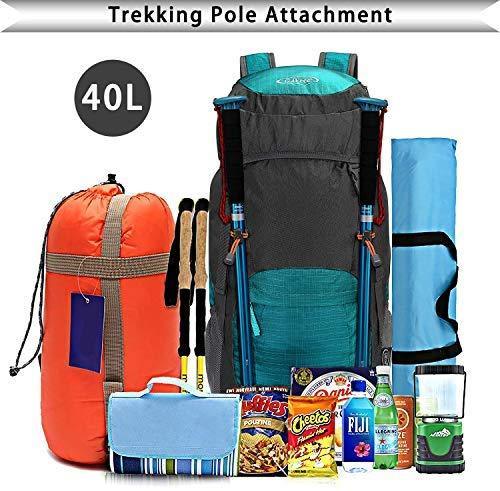 G4Free Lightweight Packable Hiking Backpack 40L Travel Camping Daypack Foldable