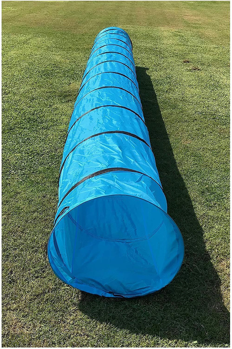 N&M Products Pet Agility Tunnel, Outdoor Training and Exercise Equipment for Dogs, Puppies, Cats, Kittens, Ferrets, and Rabbits