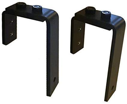 ZEKOO Rustic 6 FT by Pass Barn Doors Hardware Sliding Black Steel Big Wheel Roller Track for Double Wooden Doors