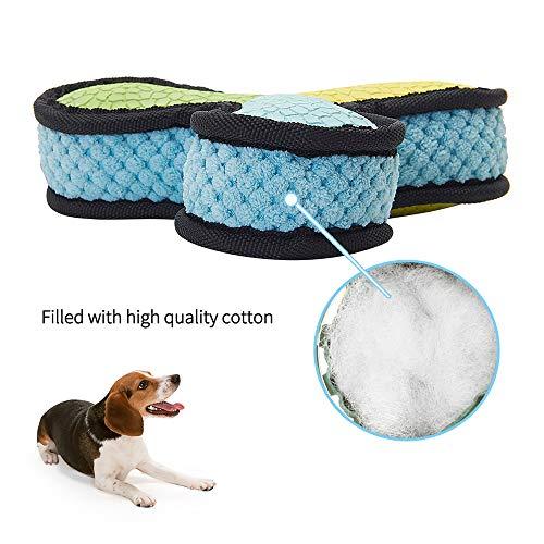 EETOYS Low Stuffing Latex with Plush Squeaker Hand Sew Double Stitched Seam Interactive Dog Toy by EETOYS MARKET LEADER PET LOVER