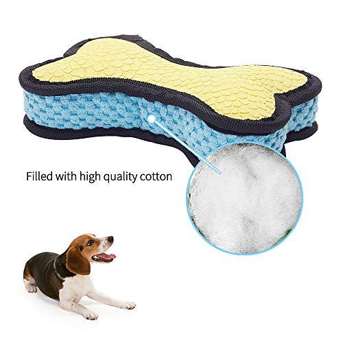 EETOYS Low Stuffing Latex with Plush Squeaker Hand Sew Double Stitched Seam Interactive Dog Toy by EETOYS MARKET LEADER PET LOVER