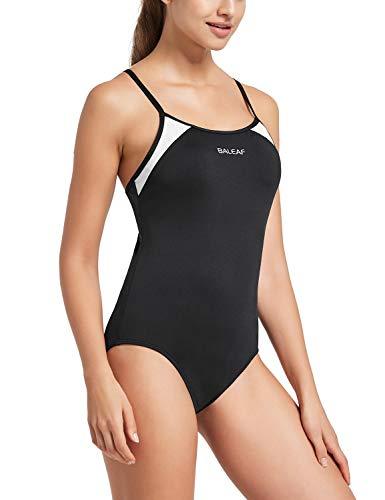 BALEAF Women's Athletic Training Adjustable Strap One Piece Swimsuit Swimwear Bathing Suit