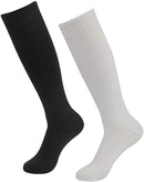 Soccer Socks, RTZAT Unisex Solid Knee High Tube Team Sports Football Socks, 2,6,12 Pairs