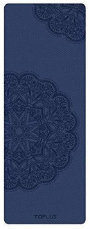 TOPLUS Yoga Mat - Classic 1/4 inch Pro Yoga Mat Eco Friendly Non Slip Fitness Exercise Mat with Carrying Strap-Workout Mat for Yoga, Pilates and Floor Exercises