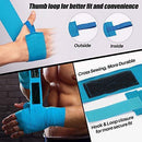 Liberlupus Boxing Hand Wraps for Men & Women, 120 & 180 Inches Wraps for Boxing Gloves, Handwraps with Hand & Wrist Support for Boxing Kickboxing Muay Thai MMA