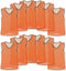 Unlimited Potential Nylon Mesh Scrimmage Team Practice Vests Pinnies Jerseys Bibs for Children Youth Sports Basketball, Soccer, Football, Volleyball (Pack of 12)