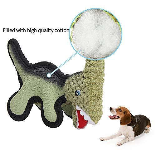 EETOYS Low Stuffing Latex with Plush Squeaker Hand Sew Double Stitched Seam Interactive Dog Toy by EETOYS MARKET LEADER PET LOVER