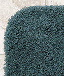 Maples Rugs Bathroom Colorsoft 20" x 21.5" Non Slip Washable Contour Toilet Rug [Made in USA] Soft & Quick Dry for Bath Floor Chocolate Nib