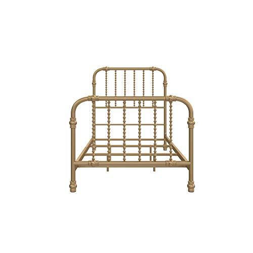 Little Seeds Monarch Hill Wren Metal Twin, Gold Bed