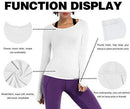 BUBBLELIME Workout Tops for Women Athletic Shirts Soft Modal Sexy Open Back Activewear Yoga Running Outdoor Sports