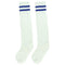 Youth Soccer Socks Fasoar Teens Knee High Football Socks Long Striped Rugby Tube Socks 2/6/10 Pairs