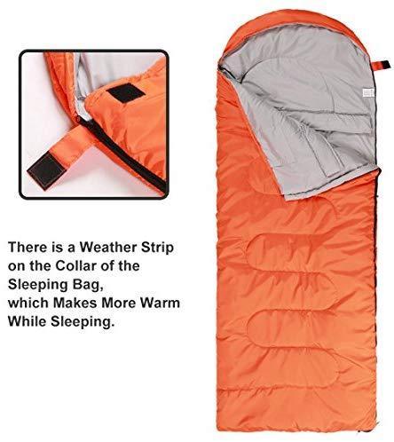 EMONIA Camping Sleeping Bag, 3 Season Waterproof Outdoor Hiking Backpacking Sleeping Bag Perfect for Traveling,Lightweight Portable Envelope Sleeping Bags