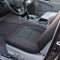FH Group PU205BLACKREDTRIM102 Black PU205102 Ultra Comfort Leatherette Front Seat Cushions (Airbag Compatible) Red Trim