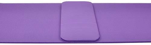 BalanceFrom GoYoga+ All-Purpose 1/2-Inch Extra Thick High Density Anti-Tear Exercise Yoga Mat and Knee Pad with Carrying Strap