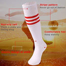 saounisi Unisex Tube Socks Stripe,2 Pairs Knee High Football Soccer Volleyball Baseball Cheerleading Team Socks